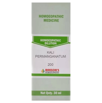 Bakson's Homeopathy Kali Permanganatum Dilution 200 - Classic Derma