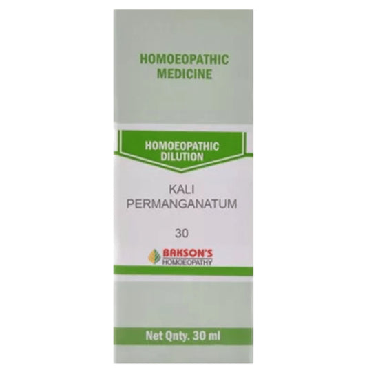 Bakson's Homeopathy Kali Permanganatum Dilution 30 - Classic Derma