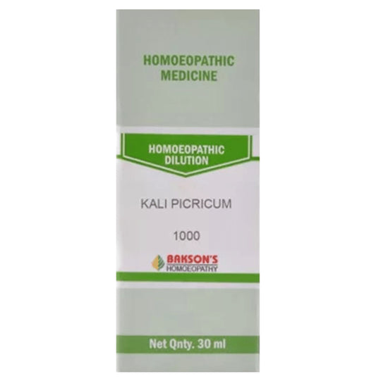 Bakson's Homeopathy Kali Picricum Dilution 1000 CH - Classic Derma