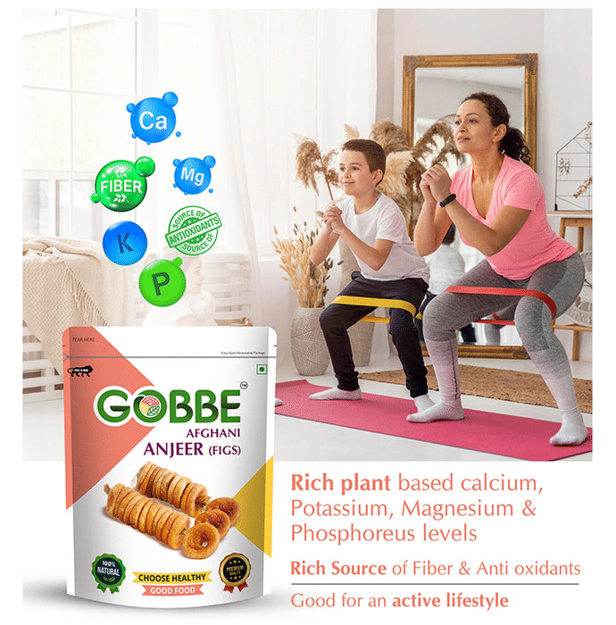 Combo Pack of Gobbe Afghani Anjeer (Figs), Turkish Apricots(200gm Each)