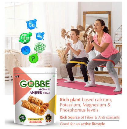 Combo Pack of Gobbe Afghani Anjeer (Figs), Turkish Apricots(200gm Each)