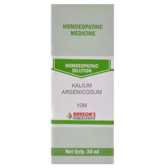 Bakson's Homeopathy Kalium Arsenicosum Dilution 10M - Classic Derma