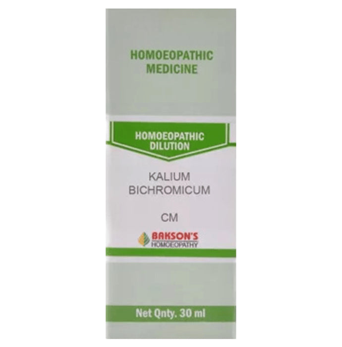 Bakson's Homeopathy Kalium Bichromicum Dilution CM - Classic Derma