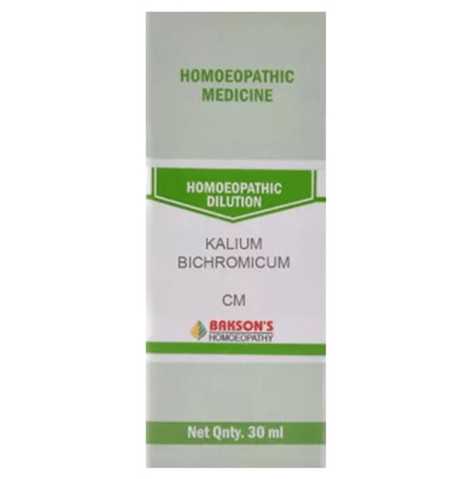 Bakson's Homeopathy Kalium Bichromicum Dilution CM - Classic Derma