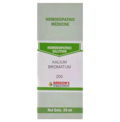 Bakson's Homeopathy Kalium Bromatum Dilution 1000 CH - Classic Derma