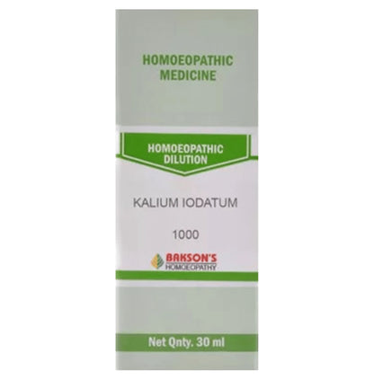 Bakson's Homeopathy Kalium Iodatum Dilution 1000 CH - Classic Derma