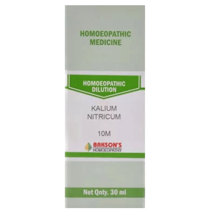 Bakson's Homeopathy Kalium Nitricum Dilution 10M - Classic Derma