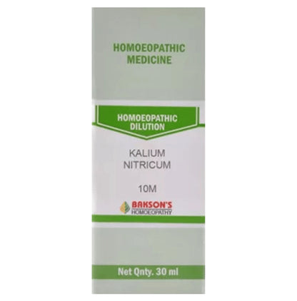Bakson's Homeopathy Kalium Nitricum Dilution 10M - Classic Derma