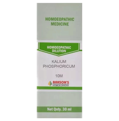 Bakson's Homeopathy Kalium Phosphoricum Dilution 10M - Classic Derma