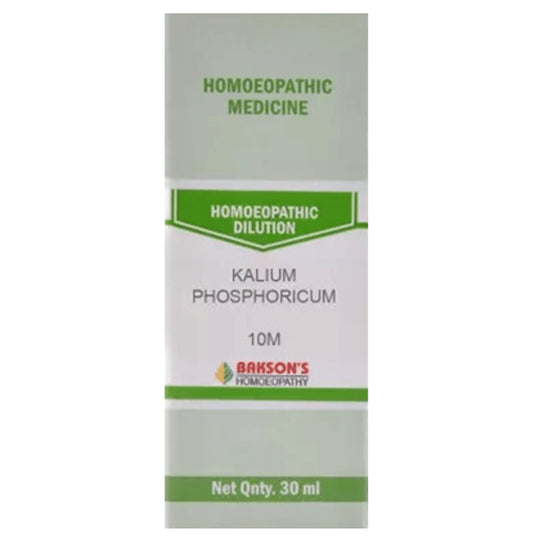 Bakson's Homeopathy Kalium Phosphoricum Dilution 10M - Classic Derma