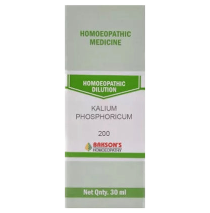 Bakson's Homeopathy Kalium Phosphoricum Dilution 200 - Classic Derma