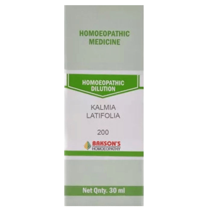 Bakson's Homeopathy Kalmia Latifolia Dilution 200 - Classic Derma