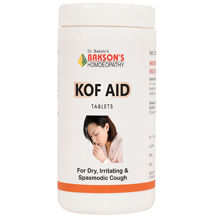 Bakson's Homeopathy Kof Aid Tablet - Classic Derma