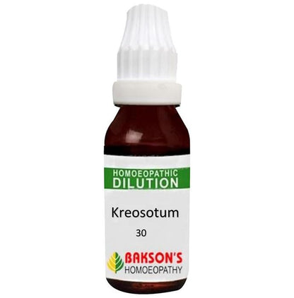 Bakson's Homeopathy Kreosotum Dilution 30 CH - Classic Derma
