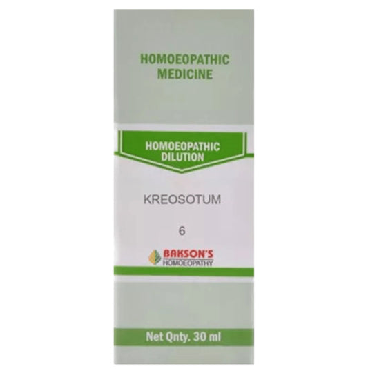 Bakson's Homeopathy Kreosotum Dilution 6 CH - Classic Derma