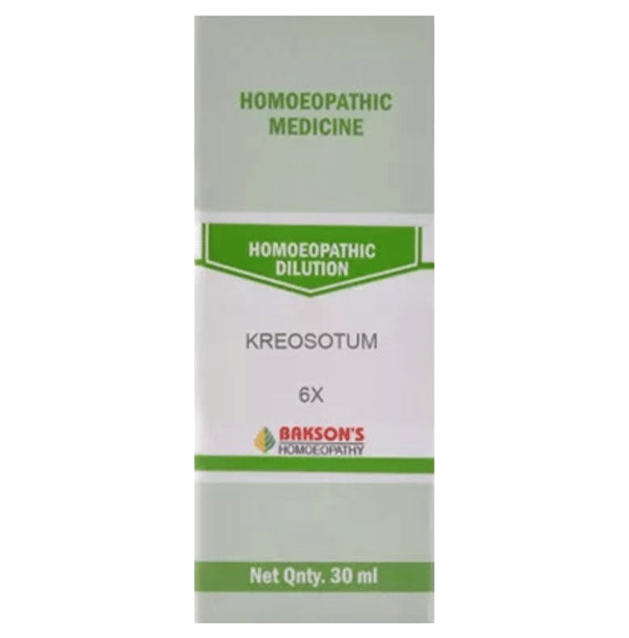 Bakson's Homeopathy Kreosotum Dilution 6X - Classic Derma