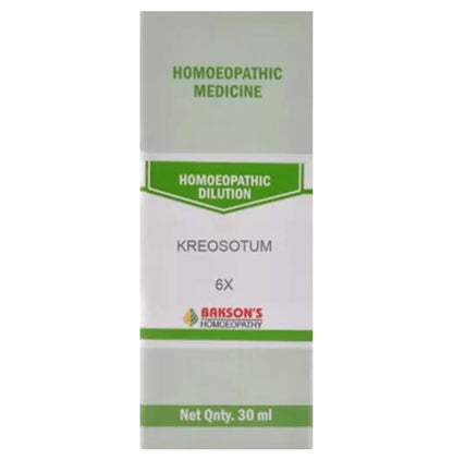 Bakson's Homeopathy Kreosotum Dilution 6X - Classic Derma