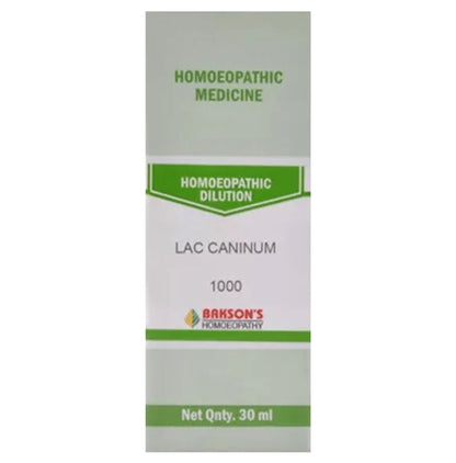 Bakson's Homeopathy Lac Caninum Dilution 1000 CH - Classic Derma