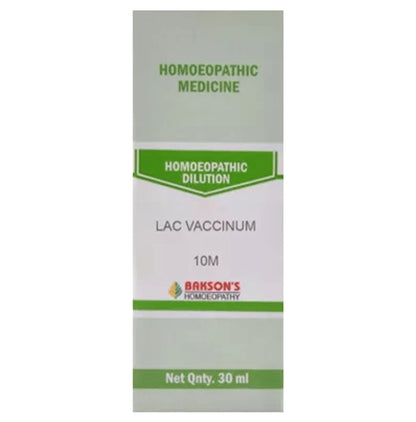 Bakson's Homeopathy Lac Vaccinum Dilution 10M - Classic Derma