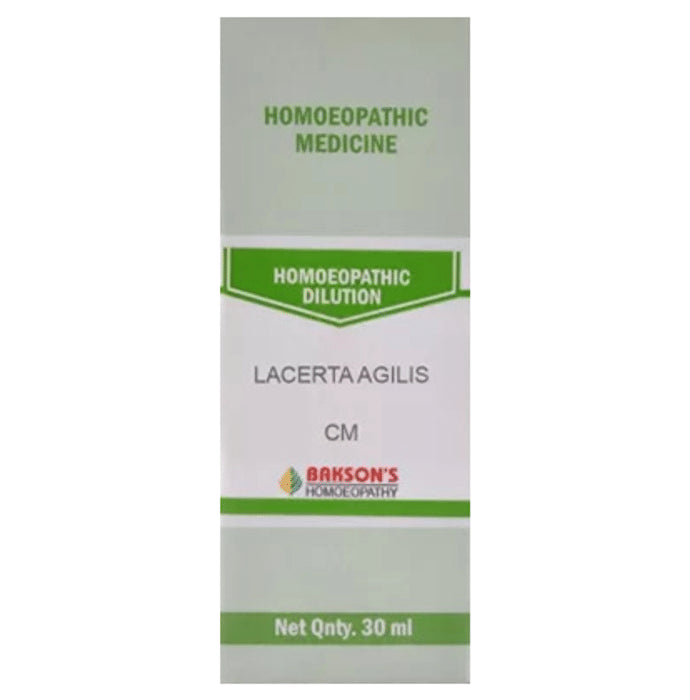 Bakson's Homeopathy Lacerta Agilis Dilution CM - Classic Derma