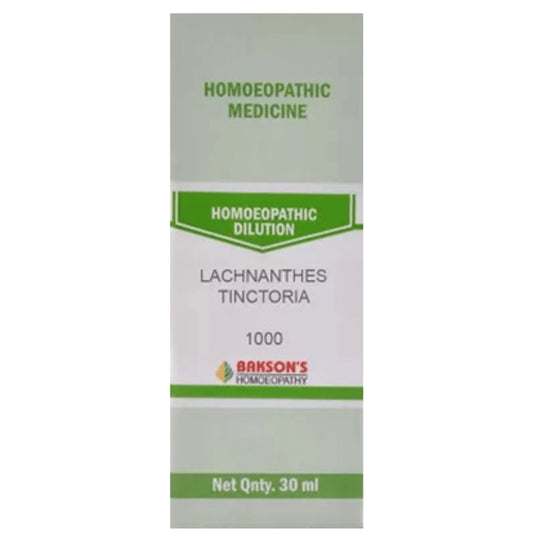 Bakson's Homeopathy Lachnanthes Tinctoria Dilution 1000 CH - Classic Derma