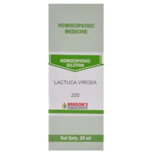 Bakson's Homeopathy Lactuca Virosa Dilution 200 - Classic Derma