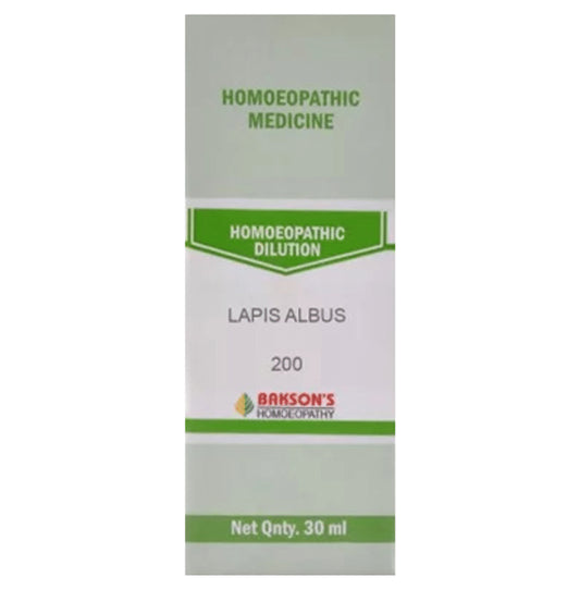 Bakson's Homeopathy Lapis Albus Dilution 200 - Classic Derma
