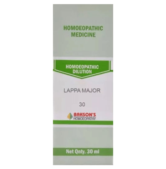 Bakson's Homeopathy Lappa Major Dilution 30 - Classic Derma