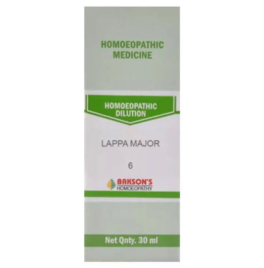 Bakson's Homeopathy Lappa Major Dilution 6 CH - Classic Derma