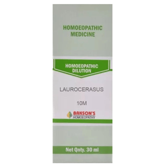 Bakson's Homeopathy Laurocerasus Dilution 10M - Classic Derma