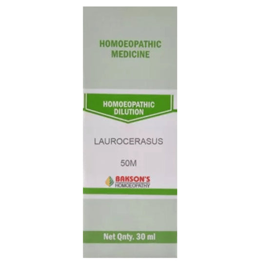 Bakson's Homeopathy Laurocerasus Dilution 50M - Classic Derma