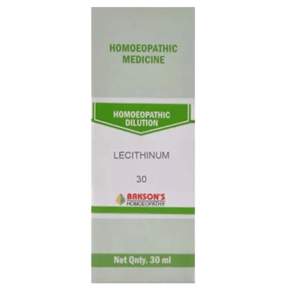 Bakson's Homeopathy Lecithinum Dilution 30 - Classic Derma