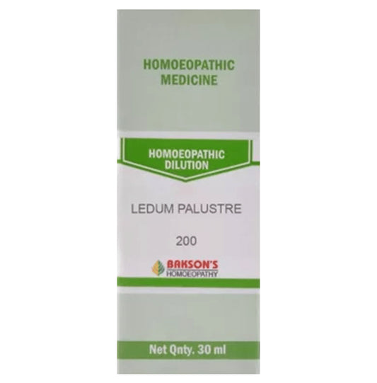 Bakson's Homeopathy Ledum Palustre Dilution 200 CH - Classic Derma