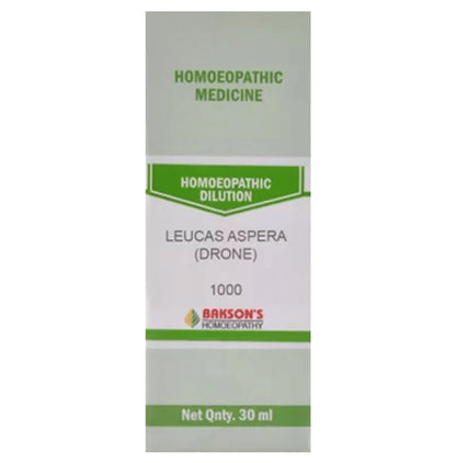 Bakson's Homeopathy Leucas Aspera (Drone) Dilution 1000 CH - Classic Derma