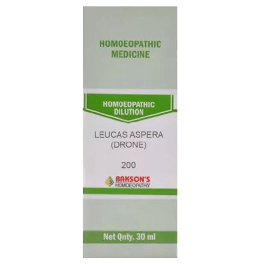 Bakson's Homeopathy Leucas Aspera (Drone) Dilution 200 - Classic Derma