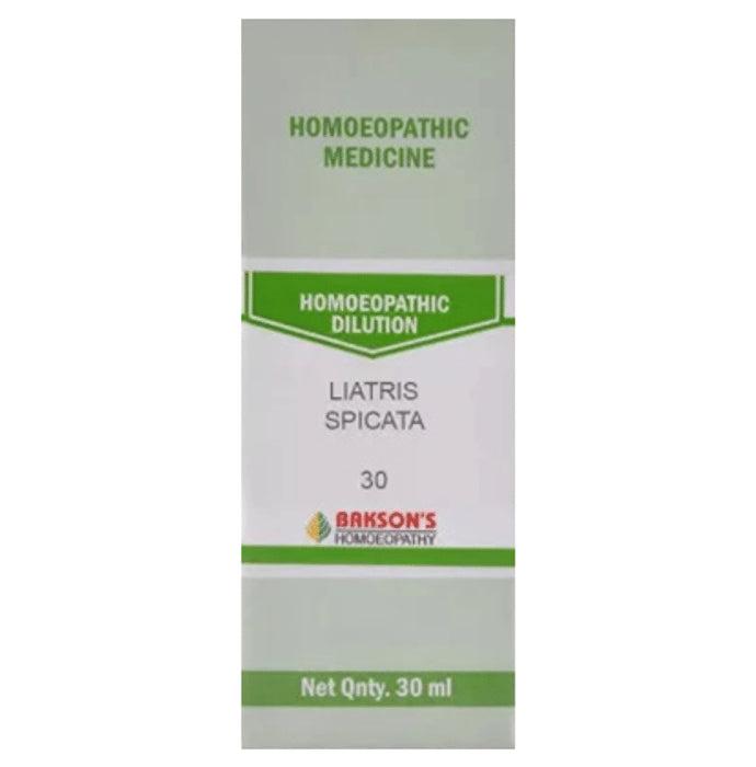Bakson's Homeopathy Liatris Spicata Dilution 30 - Classic Derma