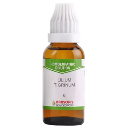 Bakson's Homeopathy Lilium Tigrinum Dilution 6 CH