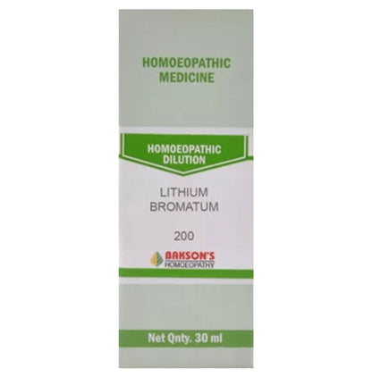 Bakson's Homeopathy Lithium Bromatum Dilution 200 - Classic Derma