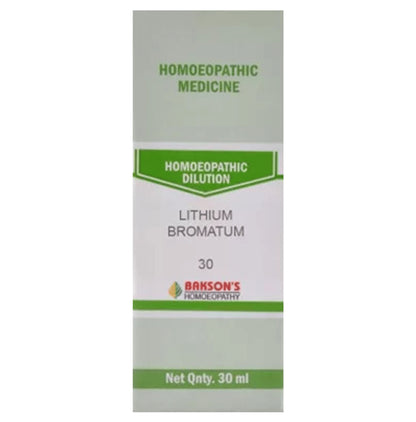Bakson's Homeopathy Lithium Bromatum Dilution 30 - Classic Derma