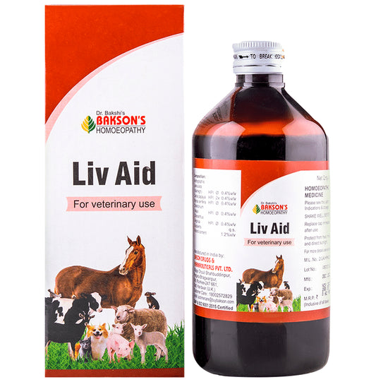 Bakson's Homeopathy Liv Aid for Veterinary Use - Classic Derma