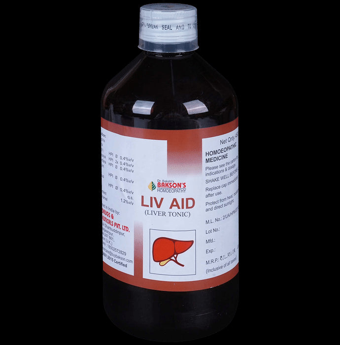 Bakson's Homeopathy Liv Aid Liver Tonic