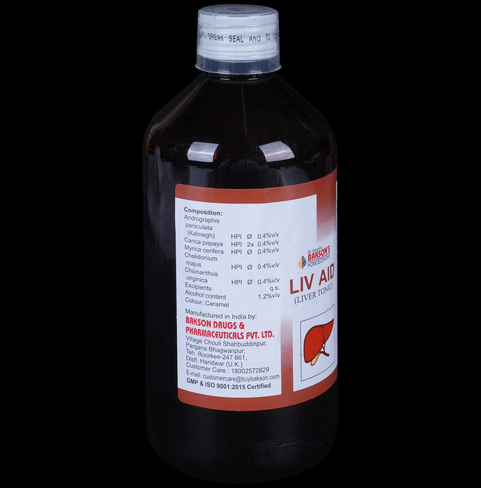 Bakson's Homeopathy Liv Aid Liver Tonic