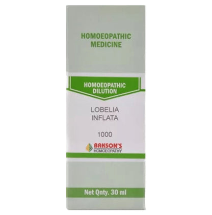 Bakson's Homeopathy Lobelia Inflata Dilution 1000 CH - Classic Derma