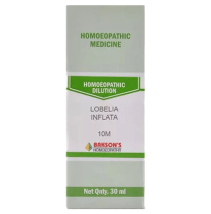 Bakson's Homeopathy Lobelia Inflata Dilution 10M - Classic Derma