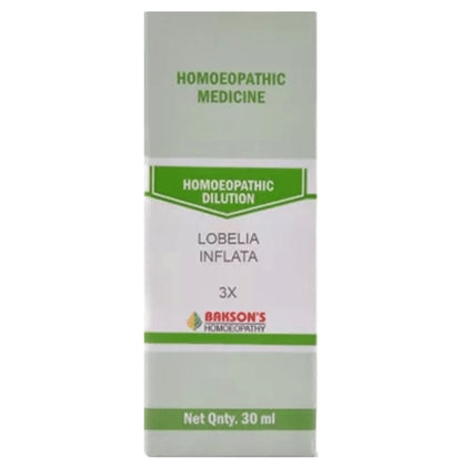 Bakson's Homeopathy Lobelia Inflata Dilution 3X - Classic Derma