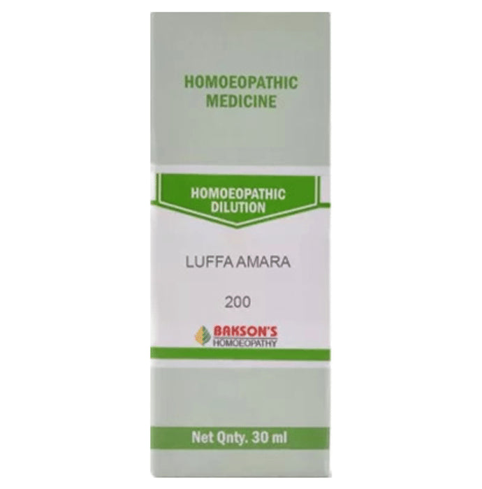 Bakson's Homeopathy Luffa Amara Dilution 200 - Classic Derma
