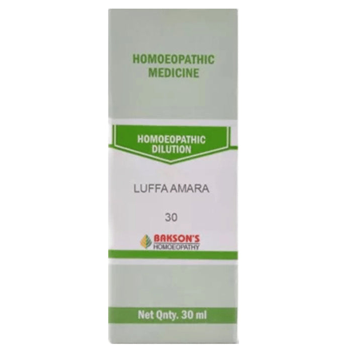 Bakson's Homeopathy Luffa Amara Dilution 30 - Classic Derma