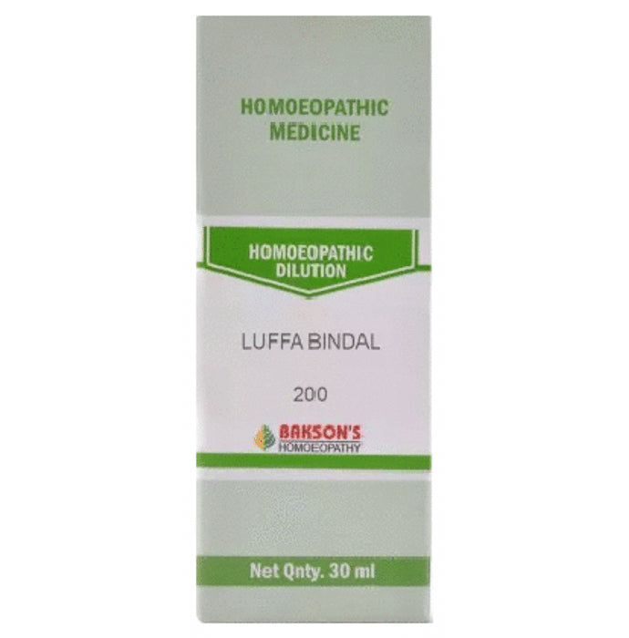 Bakson's Homeopathy Luffa Bindal Dilution 200 - Classic Derma