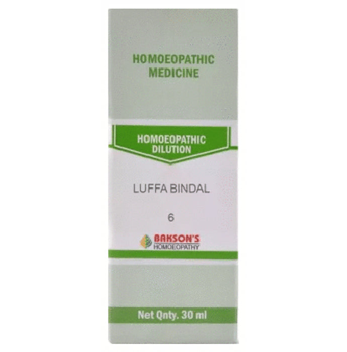 Bakson's Homeopathy Luffa Bindal Dilution 6 CH - Classic Derma