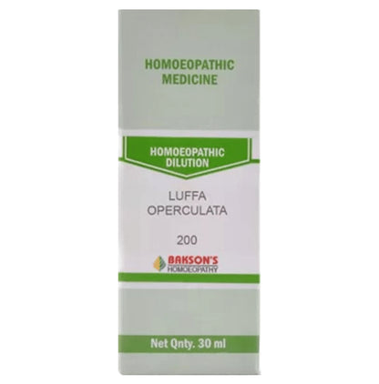 Bakson's Homeopathy Luffa Operculata Dilution 200 - Classic Derma